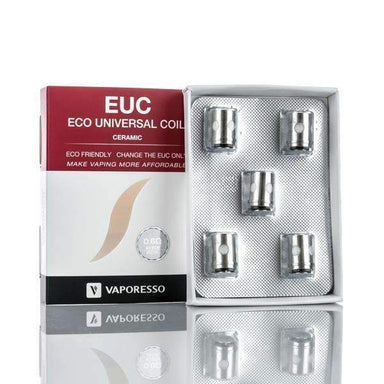 EUC Eco Universal Coil Cermaic - 5pk | Vape Coils UK  Vapor Shop Direct