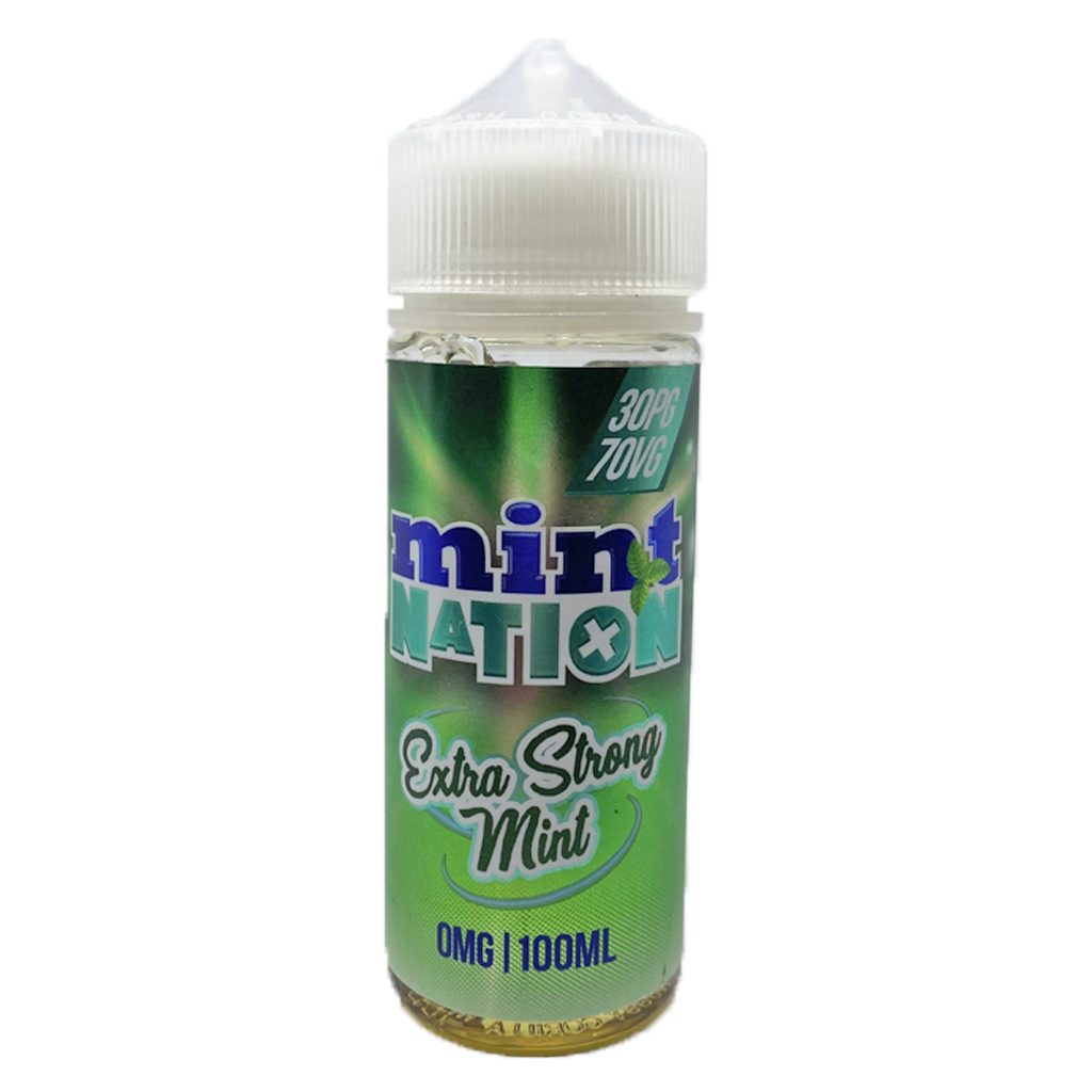 Extra Strong Mint By Mint Nation E-Liquid 0mg Shortfill 100ml
