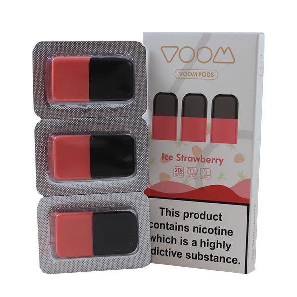 Voom Prefilled Pods 3 Pack-Ice Strawberry