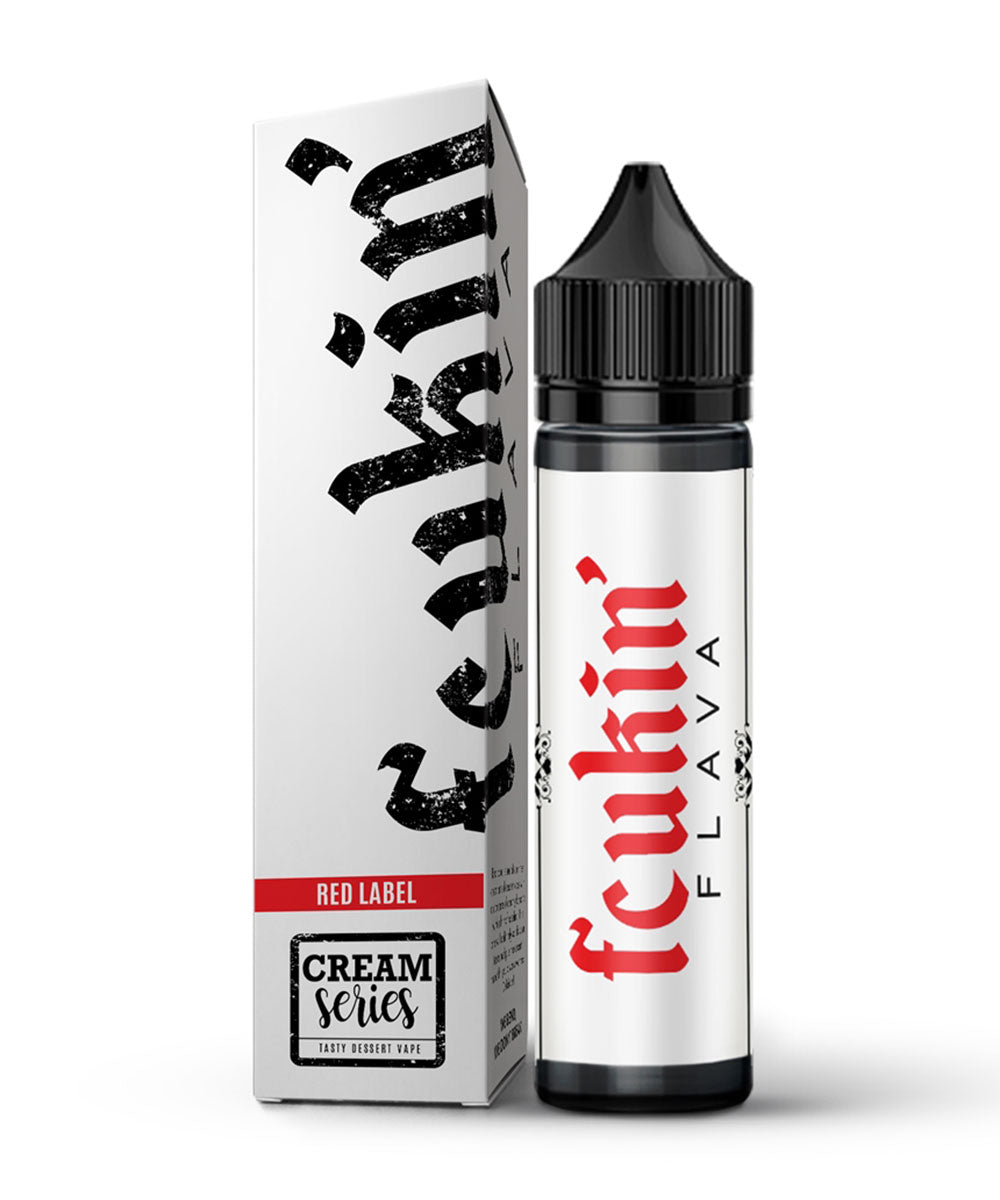 Fcukin Flava Cream Series Red Label 50ml 50VG/50PG Short fill 0mg E-liquid