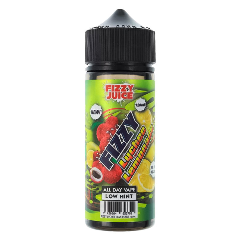 CLEARANCE PRICE!! Fizzy Juice Fizzy Lychee Lemonade 100ml Short Fill - EXPIRED