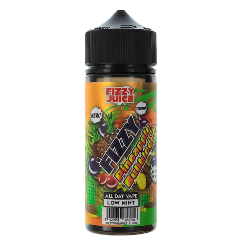 Fizzy Juice Fizzy Pineapple Bubblegum 100ml Shortfill - DATED