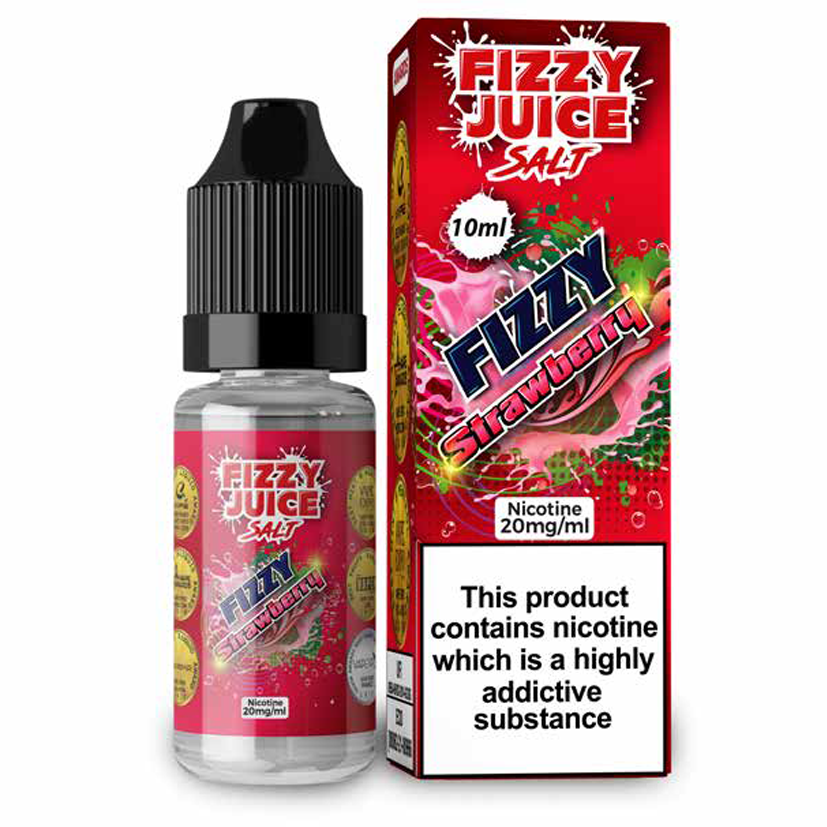 Fizzy Juice Strawberry 10ml Nic Salt-20mg