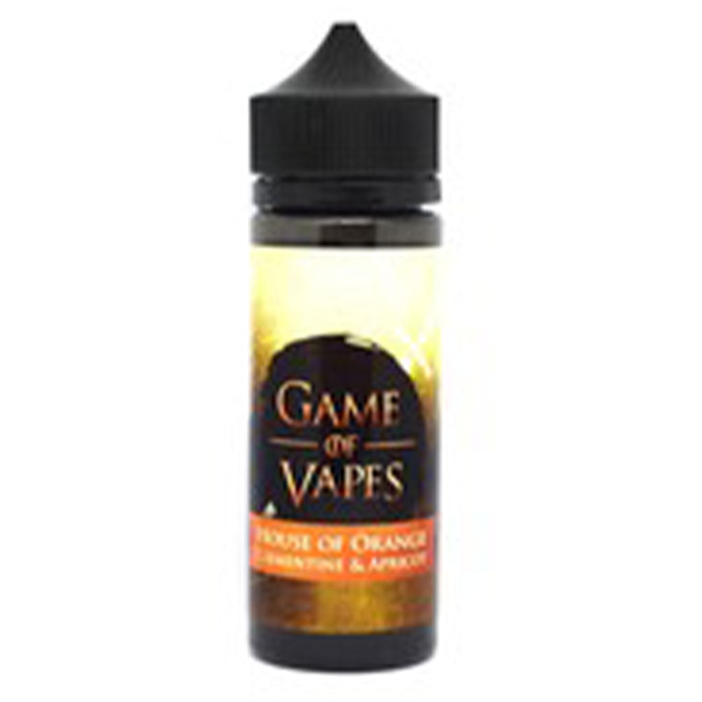 Game Of Vapes House Of Orange Clementine & Apricot 50:50 E-Liquid 0mg Shortfill 100ml - Dated July 2021
