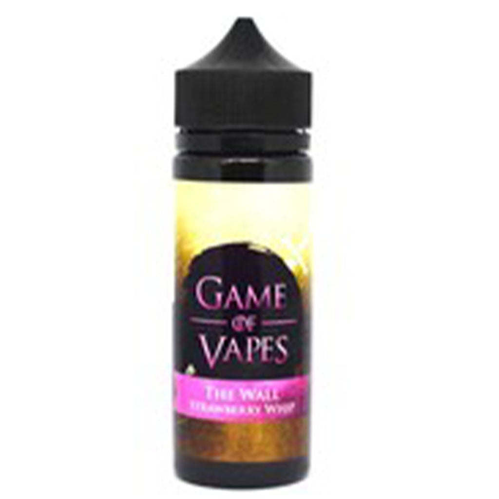 Game Of Vapes The Wall Strawberry Whip 50:50 E-Liquid 0mg Shortfill 100ml - Dated July 2021