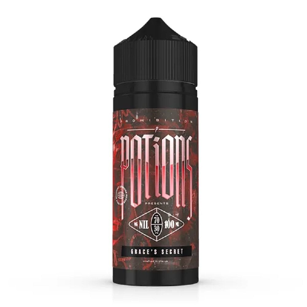 Prohibition Potions Grace's Secret 0mg 100ml Short Fill E-Liquid