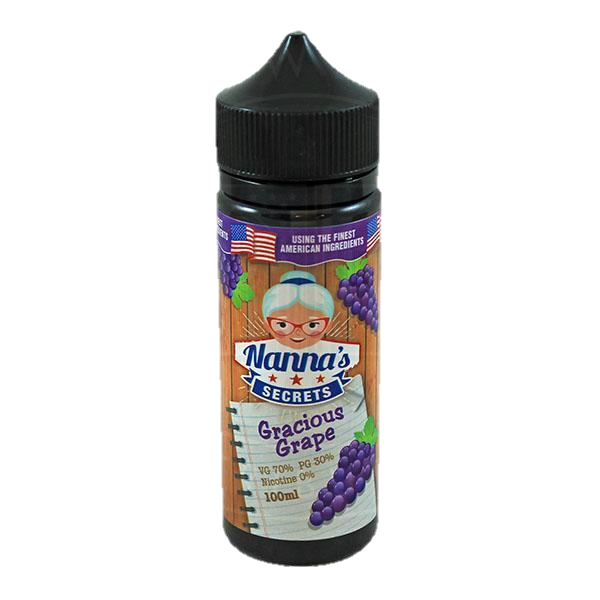 Gracious Grape E-liquid by Nanna's Secret 50ml Shortfill