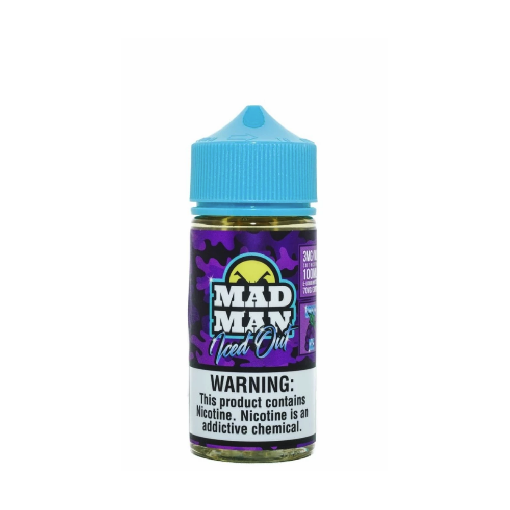 Iced Out Crazy Grape by Mad Man 80ml Shortfill