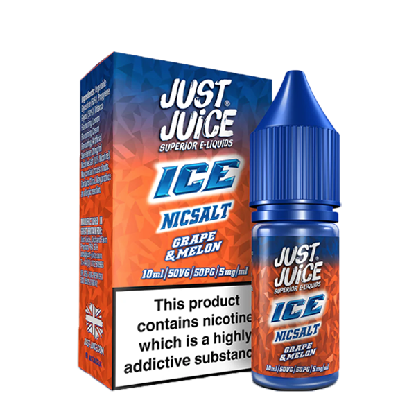 Just Juice Ice Grape & Melon Nic Salt 10ml E-Liquid-5mg