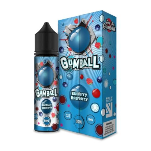 Blue Raspberry Gumball by Slushie Gumball 50ml Short Fill