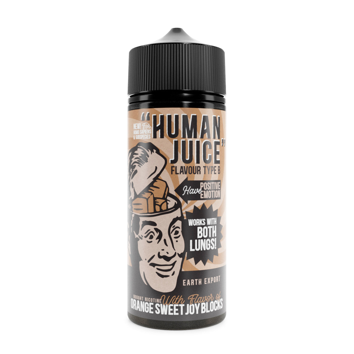 Joe's Juice Human Juice: Orange Sweet Joy Blocks 0mg 100ml Shortfill E-Liquid