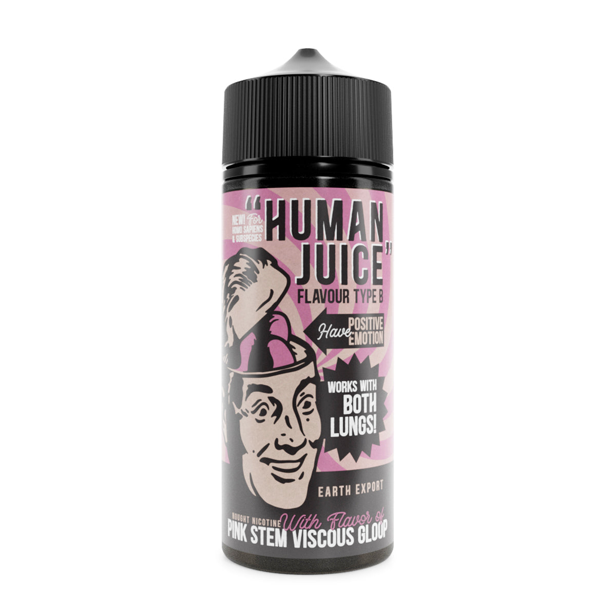 Joe's Juice Human Juice: Pink Stem Viscous Gloop 0mg 100ml Shortfill E-Liquid