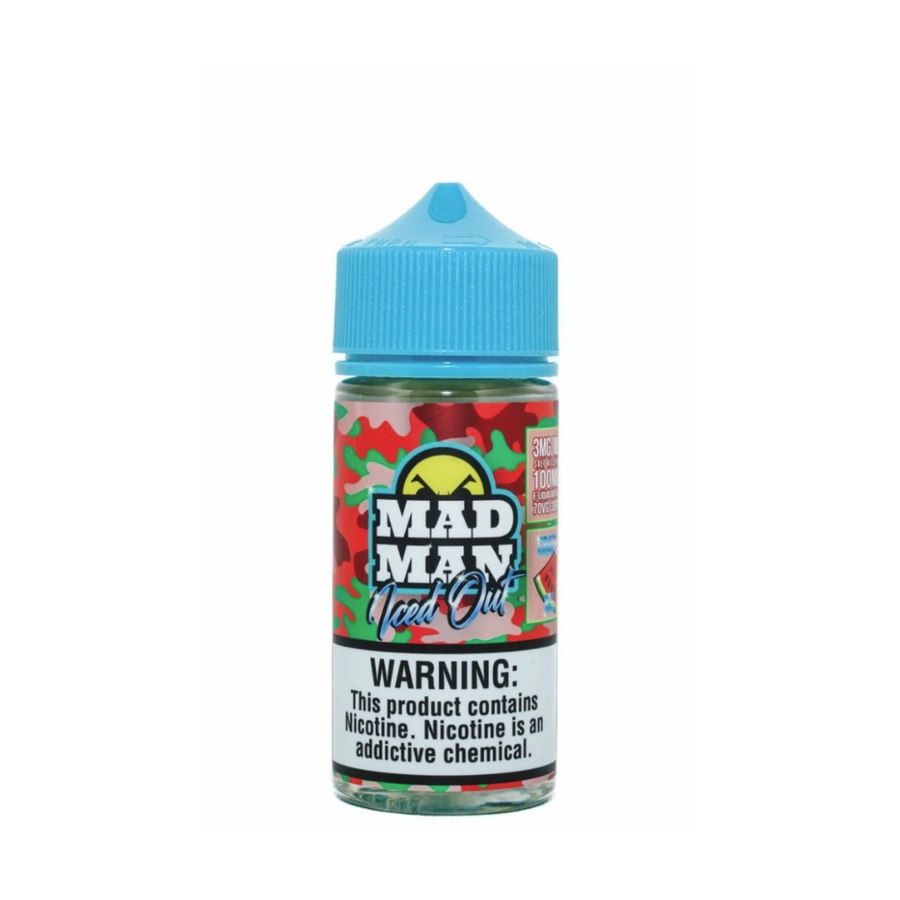 Iced Out Crazy Watermelon by Mad Man 80ml Shortfill
