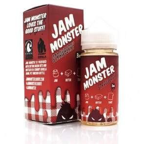 Jam Monster Strawberry 100ml Shortfill - 0mg