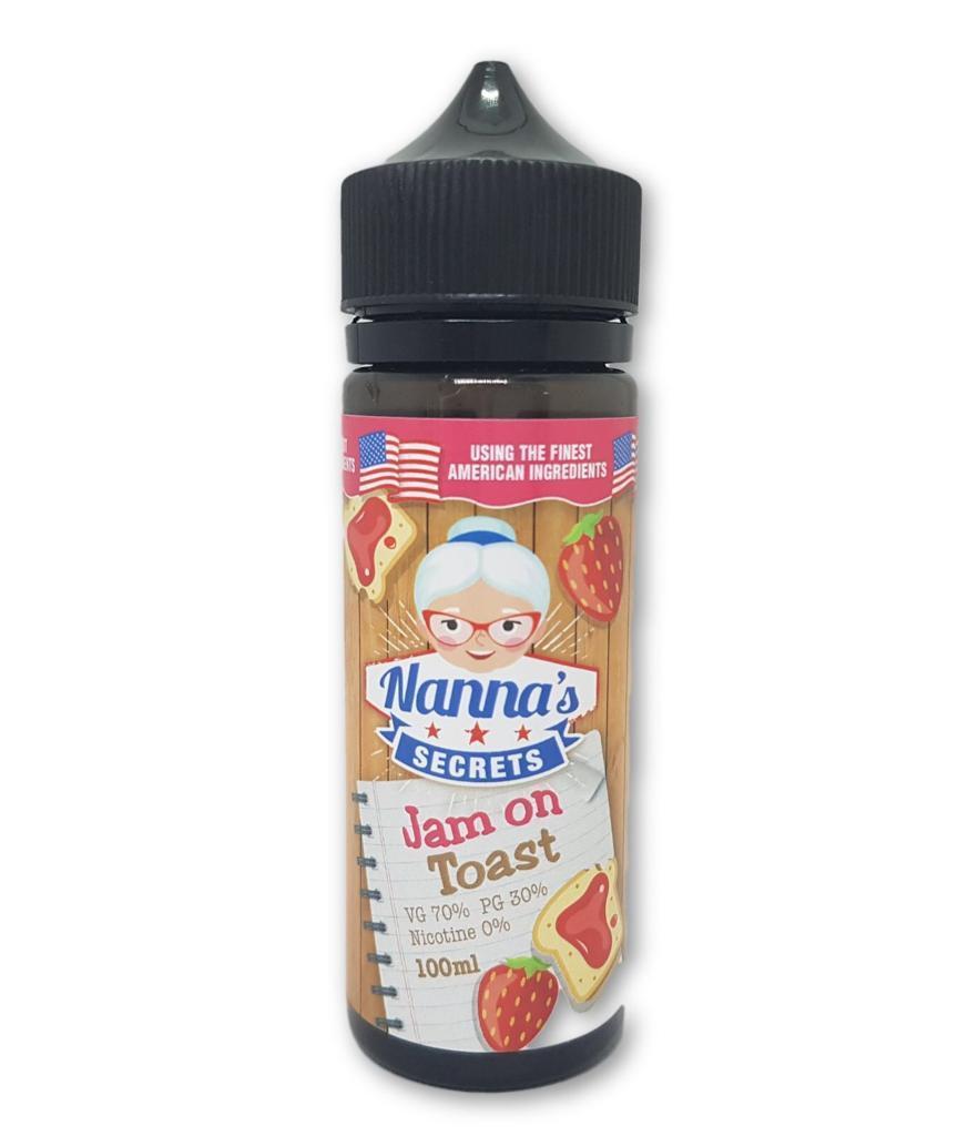 Jam on Toast E-liquid by Nanna's Secret 50ml Shortfill
