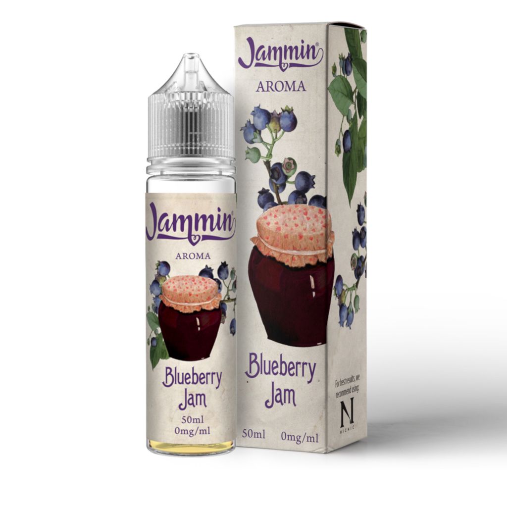 Blueberry Jam E-Liquid by Jammin 50ml Short Fill