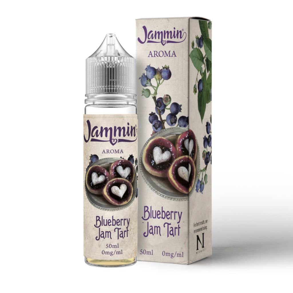 Blueberry Jam Tart E-Liquid by Jammin 50ml Short Fill