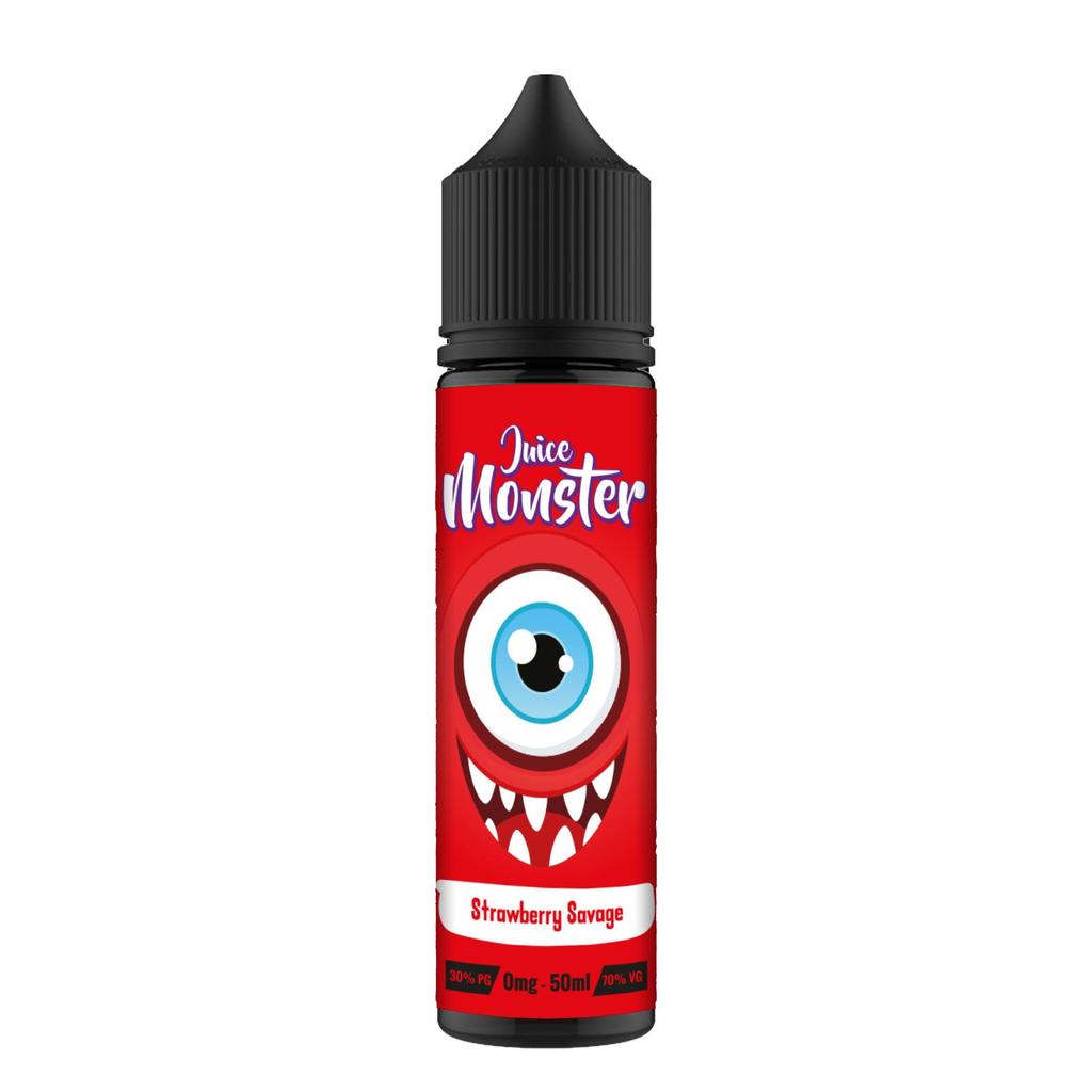 Strawberry Savage E-liquid by Juice Monster 50ml Short Fill