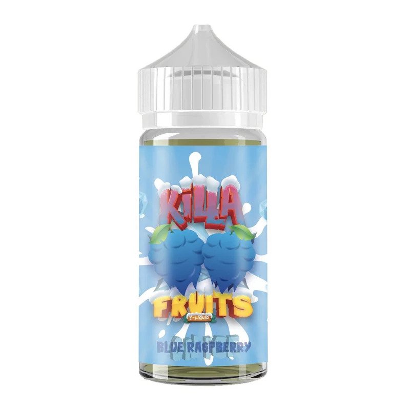 Blue Raspberry on Ice E-liquid by Killa Fruits 100ml Short Fill