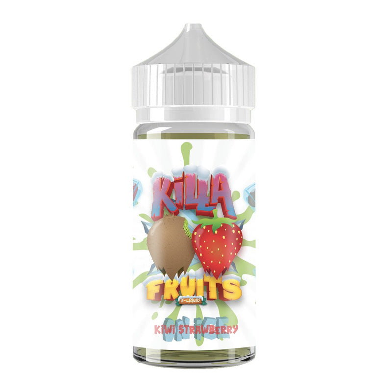 Kiwi Strawberry on Ice E-liquid by Killa Fruits 100ml Shortfill