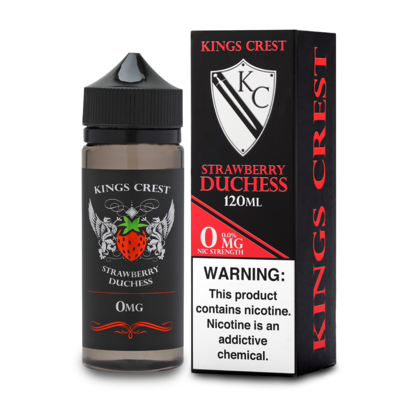 Duchess Strawberry E-liquid by Kings Crest 100ml Short Fill