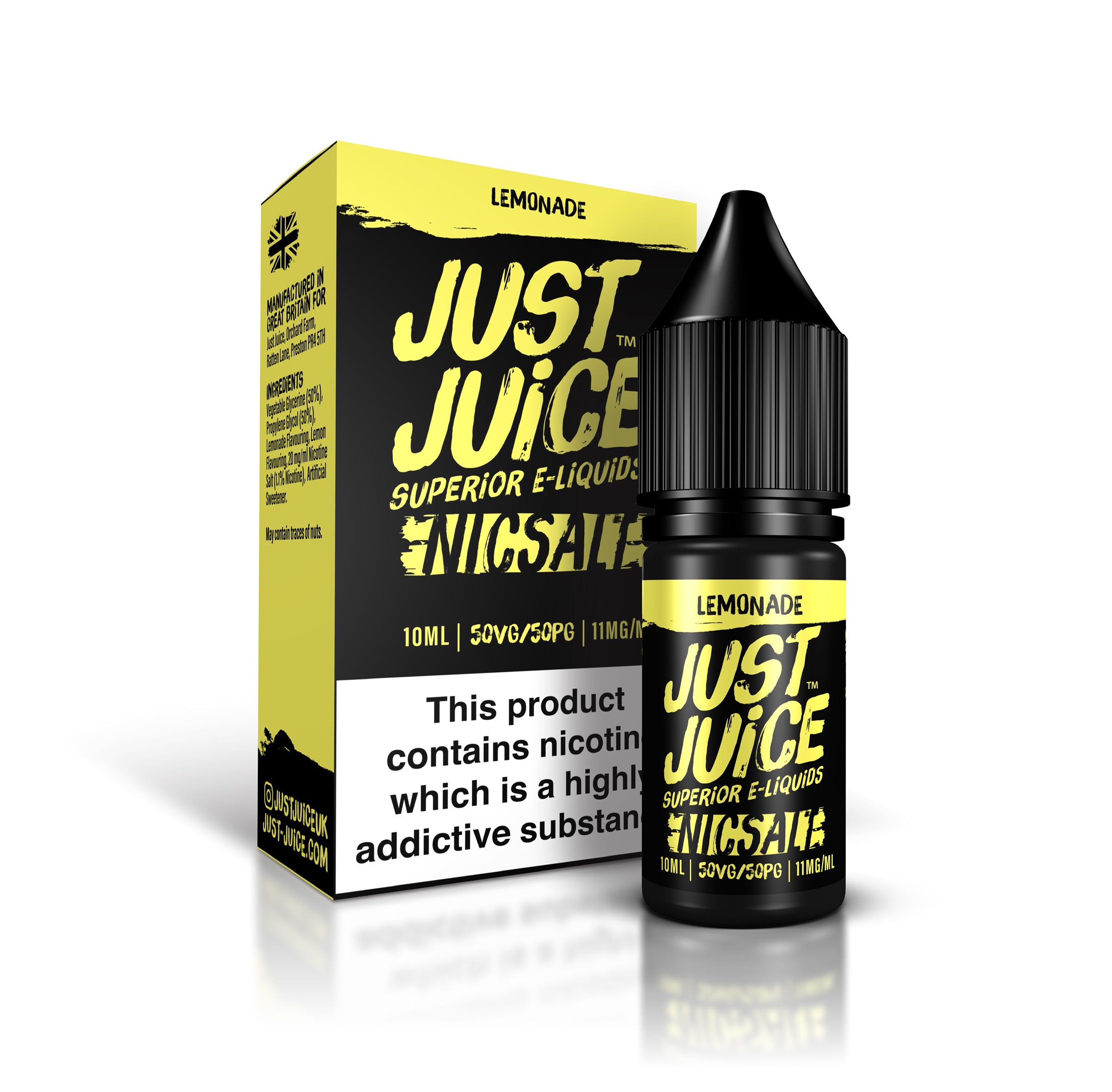 Lemonade Nic Salt by Just Juice 10ml 20mg