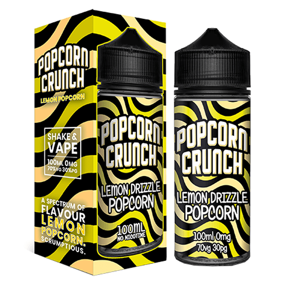 Lemon Drizzle by Popcorn Crunch 100ml Shortfill