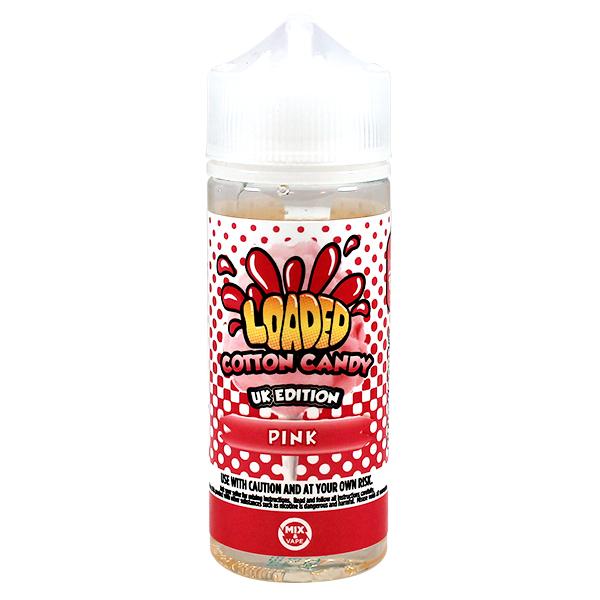 Pink Cotton Candy E-liquid by Loaded 100ml Shortfill