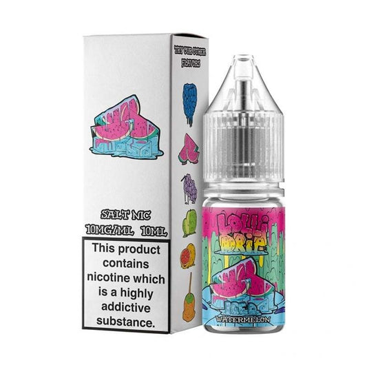 Watermelon Ice Nic Salt by Lollidrip  - Nic Salts UK