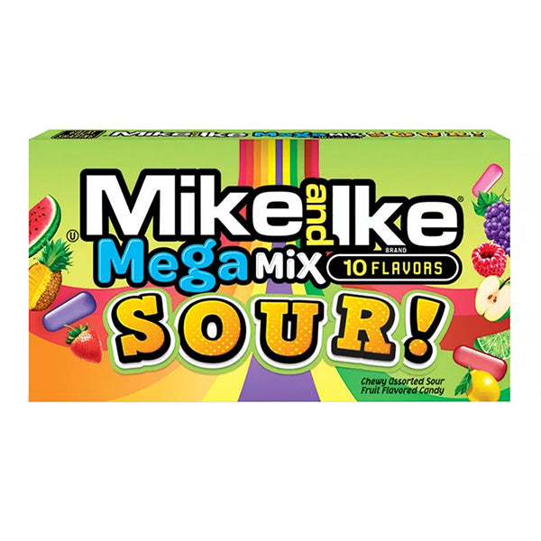 Mike and Ike Sour Mega Mix Theatre Box