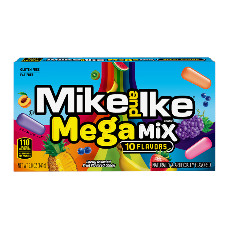 Mike and Ike Mega Mix Theatre Box - 5oz (141g)
