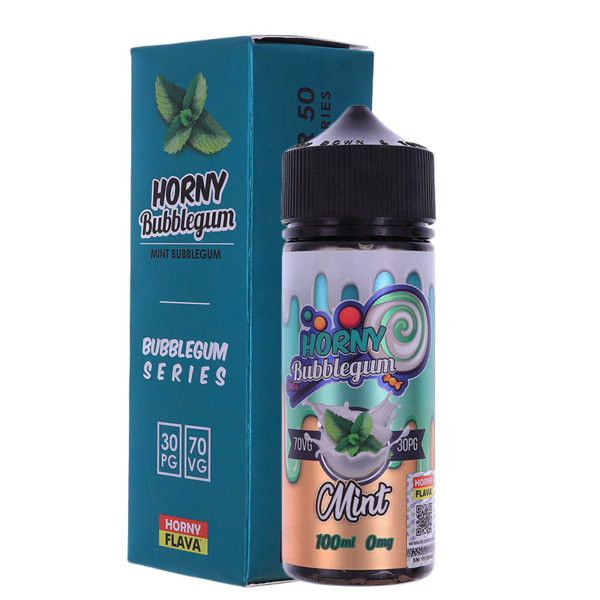 Mint Bubblegum E-liquid by Horny Flava 100ml Short Fill