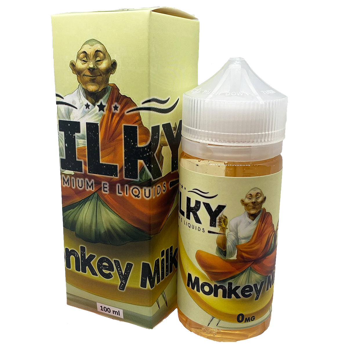 Milky Monkey Milk 0mg 100ml E-Liquid