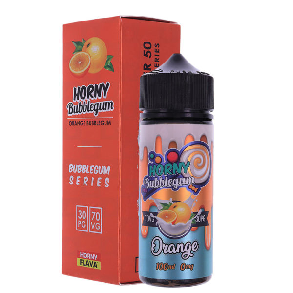 Orange Bubblegum E-Liquid by Horny Flava 100ml Short Fill