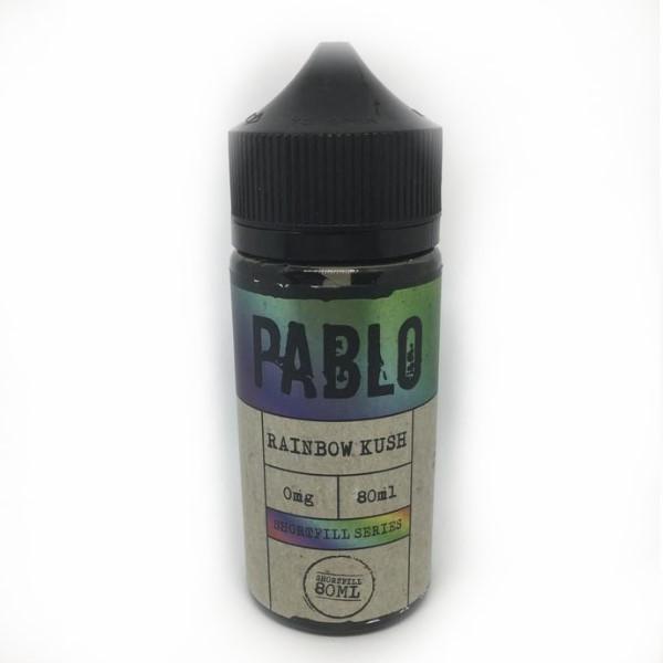 Pablo - Rainbow Kush E-Liquid 0mg Shortfill 80ml - Dated November 2020