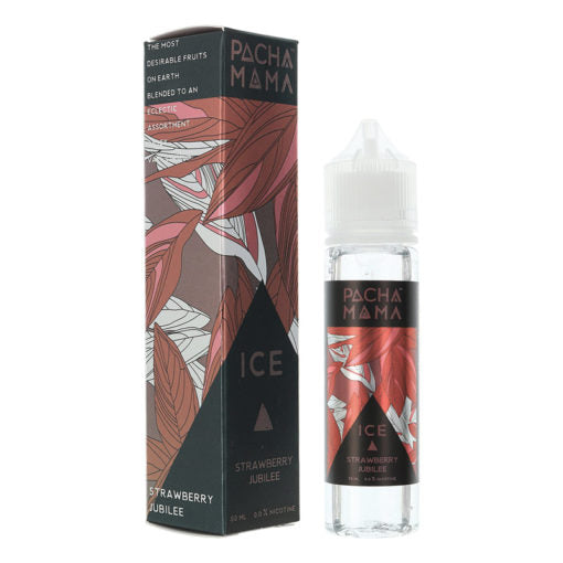Pacha Mama Ice: Strawberry Jubilee 0mg 50ml Short Fill E-Liquid