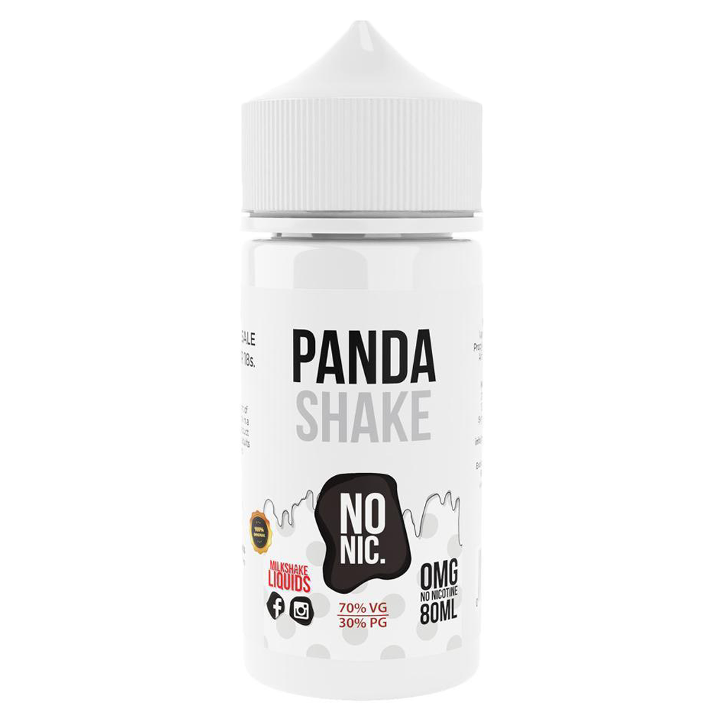Milkshake E-liquids Panda Shake 0mg 80ml Short Fill E-Liquid