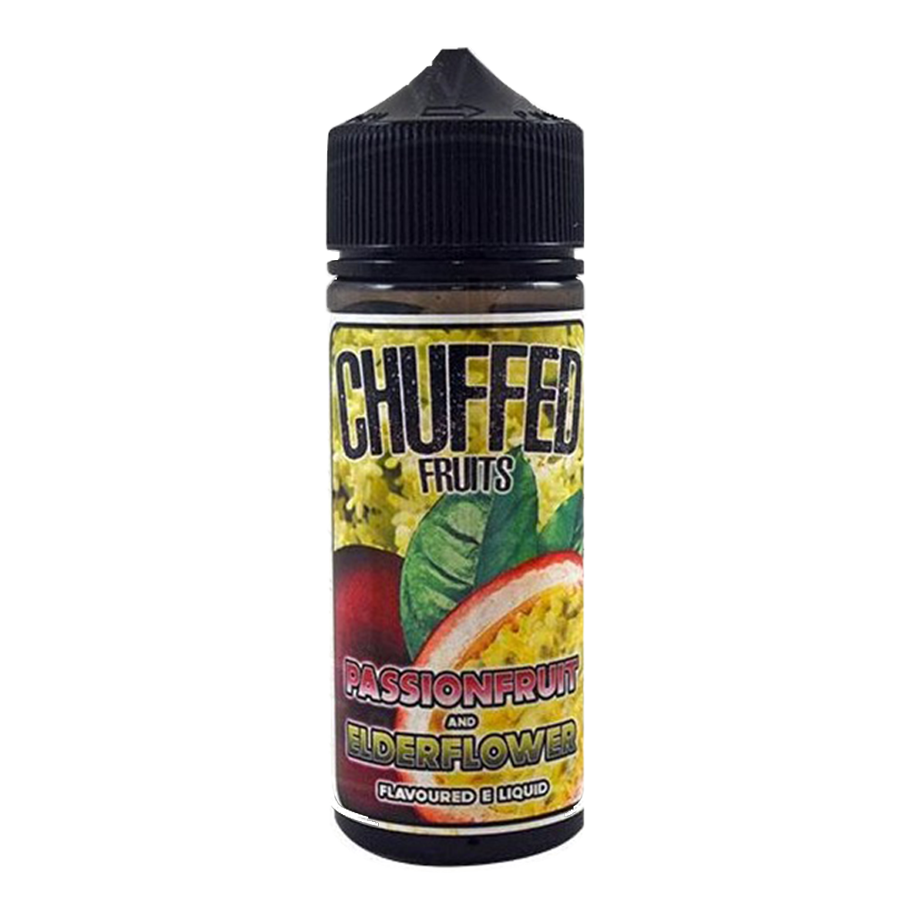 Chuffed Fruits: Passionfruit & Elderflower 0mg 100ml Short Fill E-Liquid