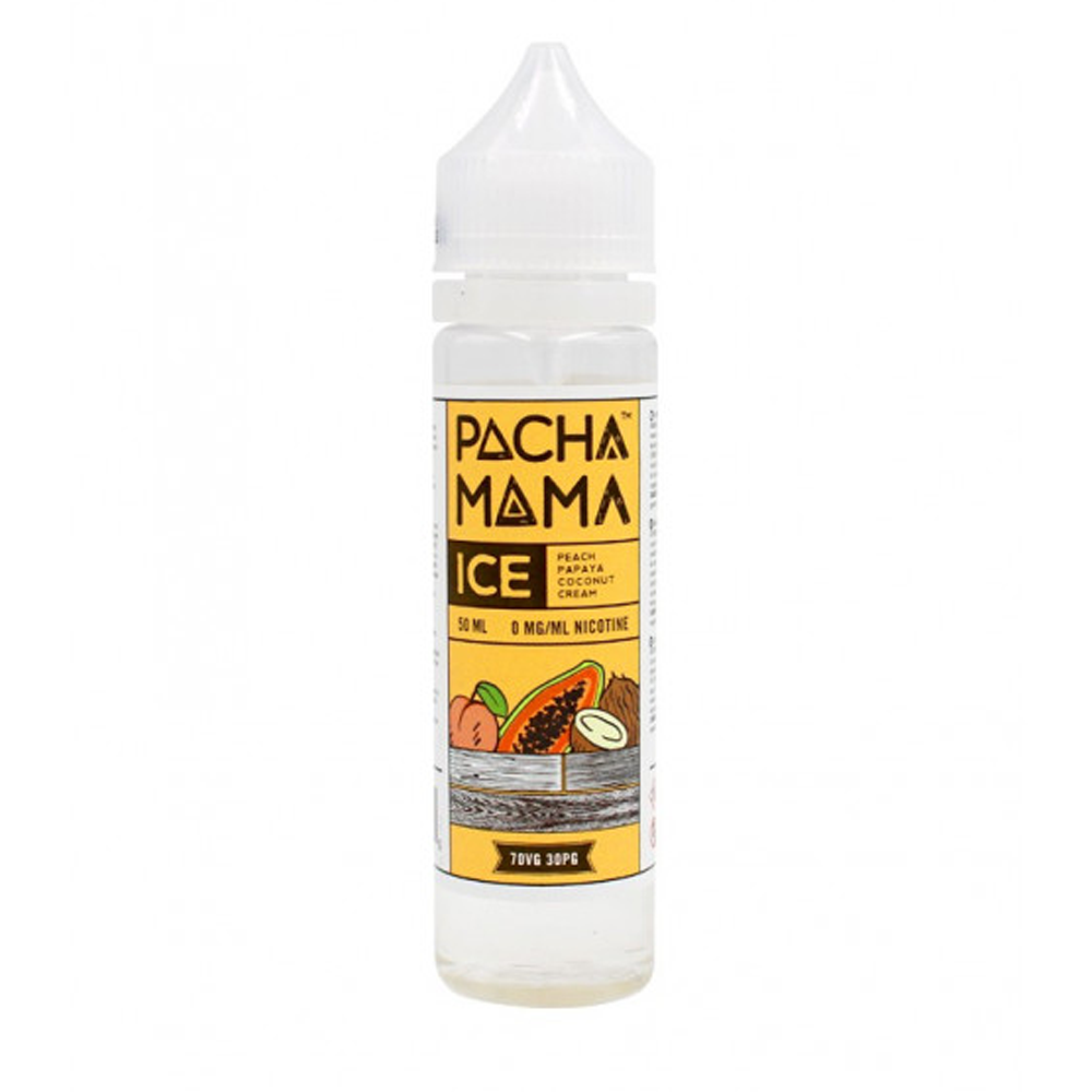 Peach Papaya Coconut Cream by Pacha Mama Ice 50ml Short Fill