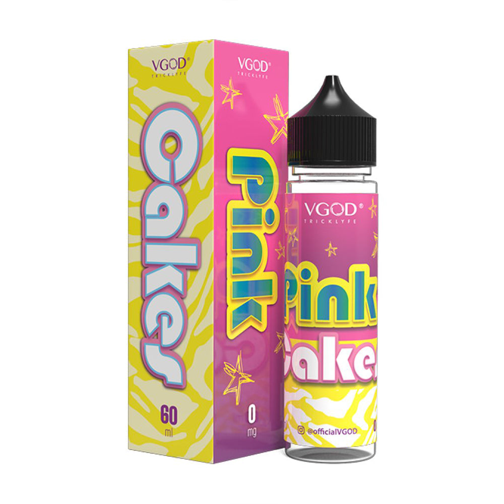 Pink Cake E-Liquid by VGod 50ml Short Fill