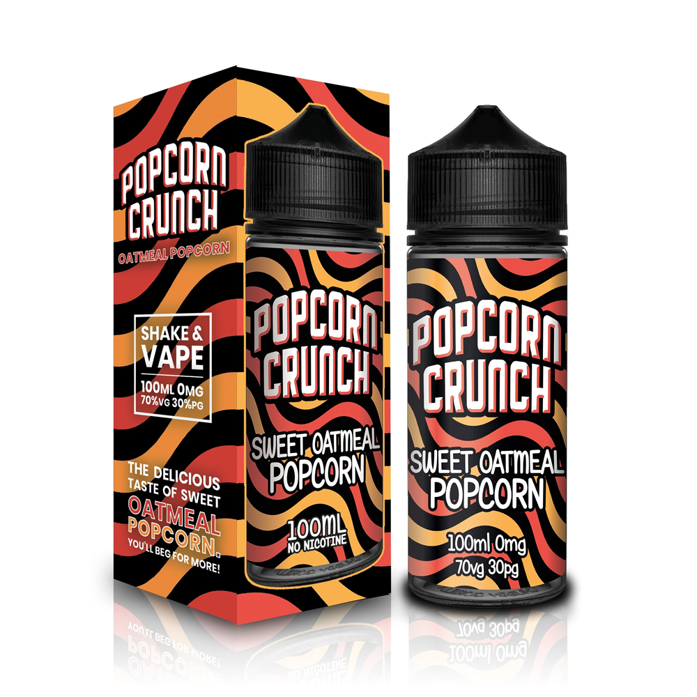 Sweet Oatmeal Popcorn by Popcorn Crunch 100ml Short Fill