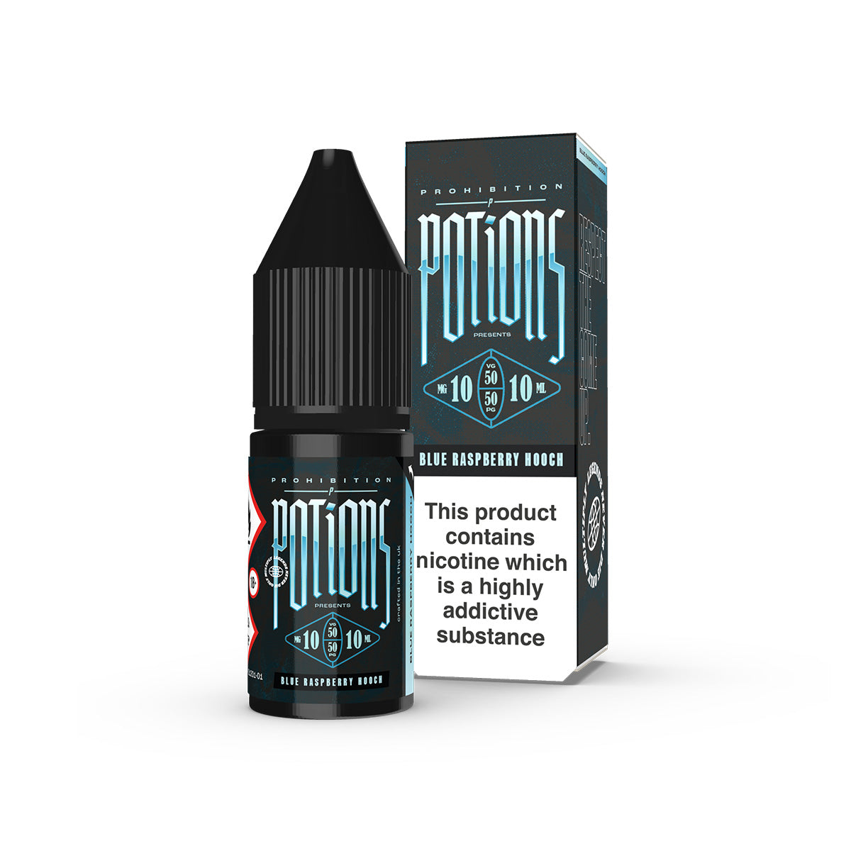 Blue Raspberry Hooch Nic Salt by Prohibition Potions - Nic Salts UK