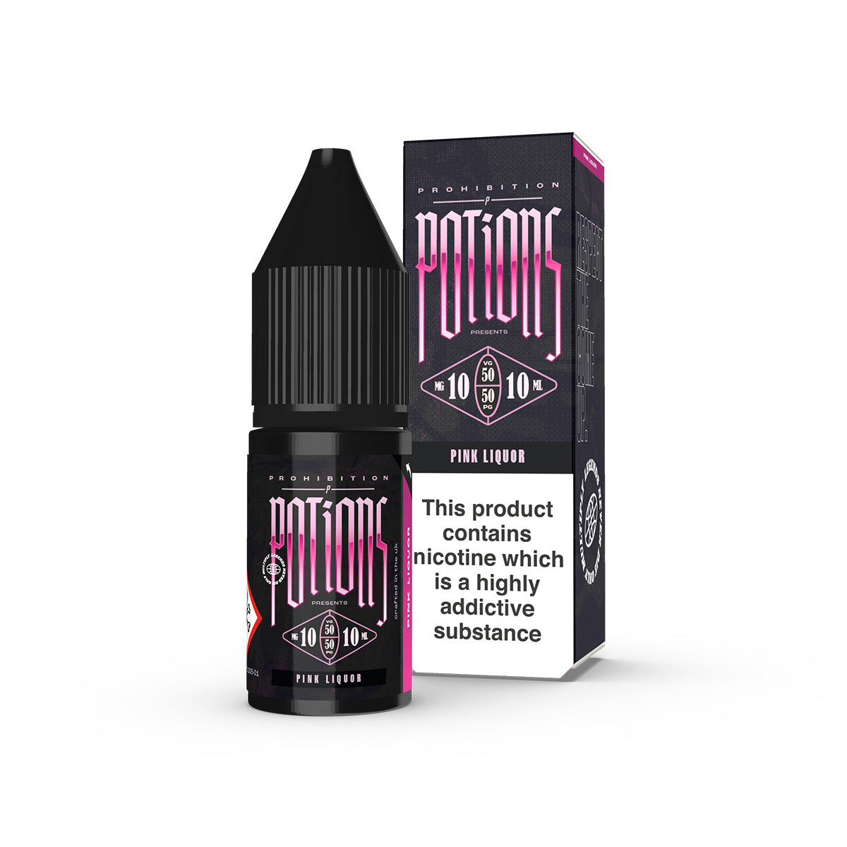 Pink Liquor Nic Salt by Prohibition Potions - Nic Salts UK