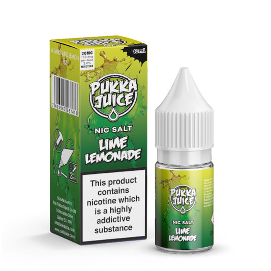 Lime Lemonade Nic Salt by Pukka Juice 10ml