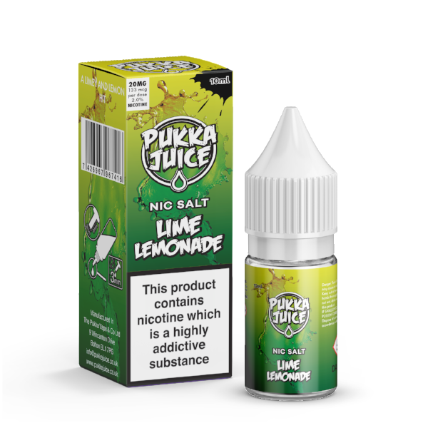 Lime Lemonade Nic Salt by Pukka Juice 10ml