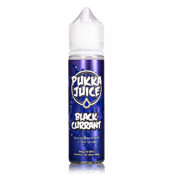 Pukka Juice Blackcurrant E-Liquid 0mg Shortfill 50ml