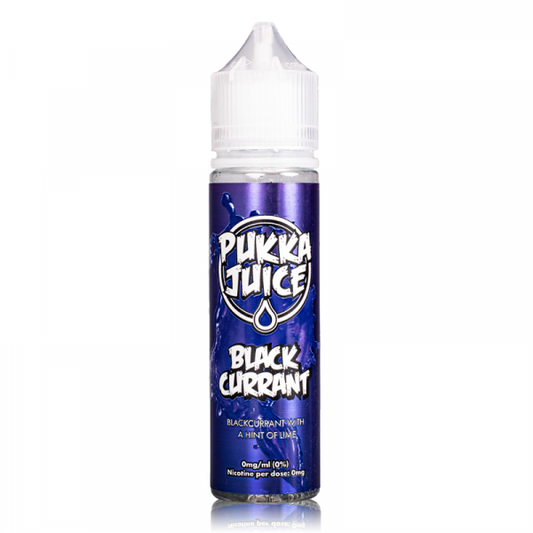 Pukka Juice Blackcurrant E-Liquid 0mg Shortfill 50ml