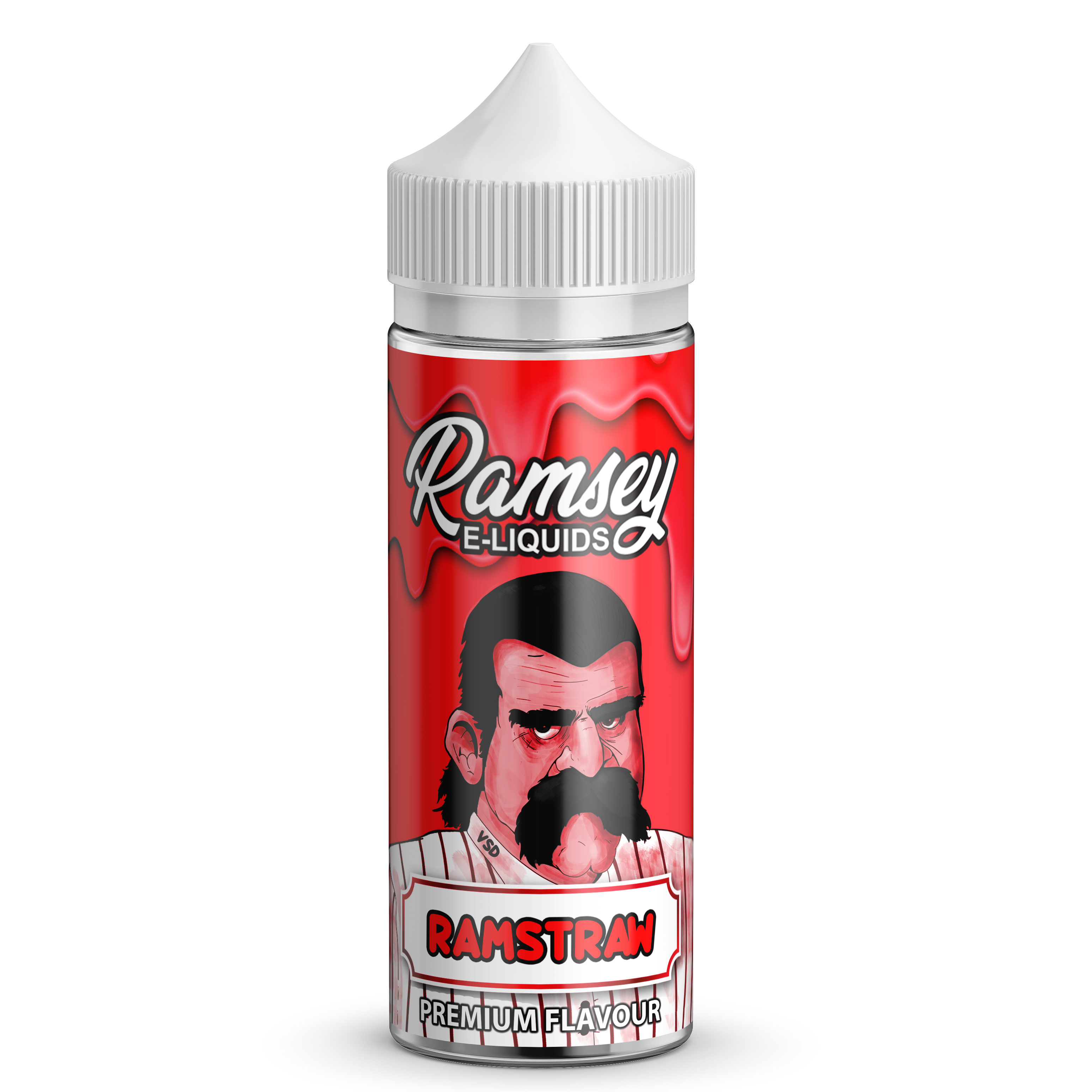 Ramsey E-Liquids Ramsstraw 0mg 100ml Shortfill E-Liquid