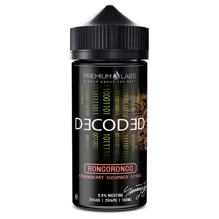 Decoded - Rongorongo E-liquid by Premium Labs 100ml Shortfill