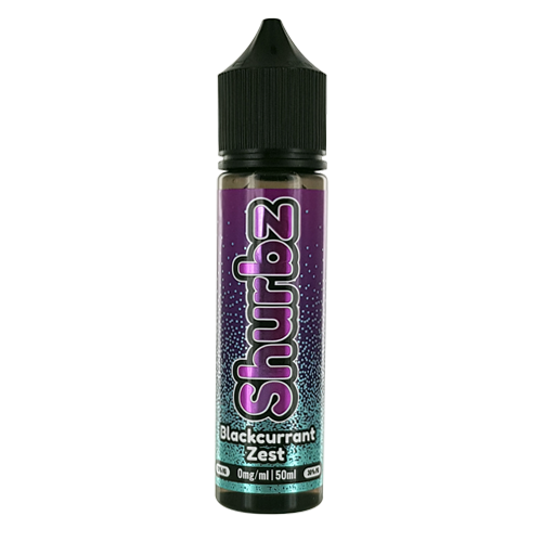 Blackcurrant Zest E-liquid by Shurbz 50ml Shortfill